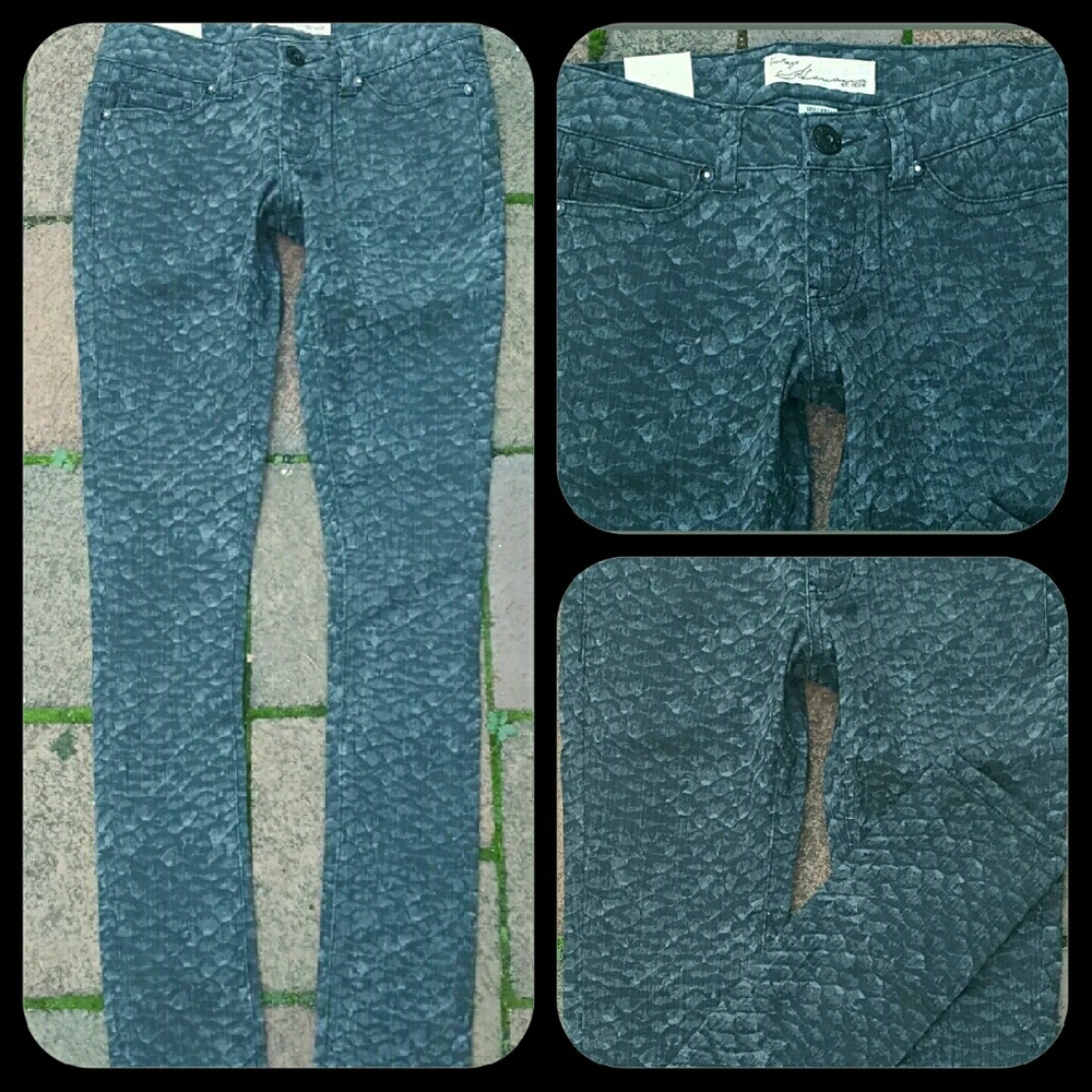 Vintage Havana skinny Reptile Print Jeans Pants y2k sz 24